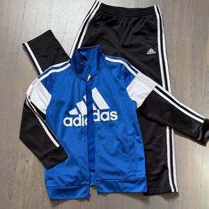 Adidas Royal Blue and Black Tracksuit
